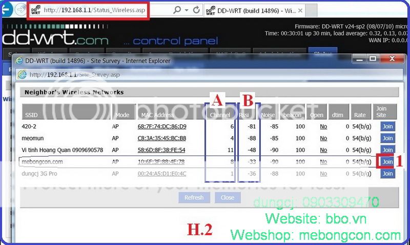 Hướng dẫn Thu và Phát Wifi (Repeater) bằng Router Wifi Buffalo up firmware mở DD-WRT - 1
