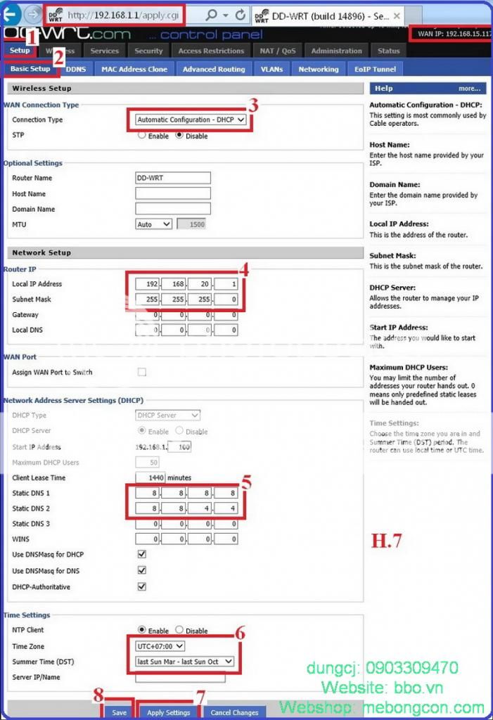 Hướng dẫn Thu và Phát Wifi (Repeater) bằng Router Wifi Buffalo up firmware mở DD-WRT - 6