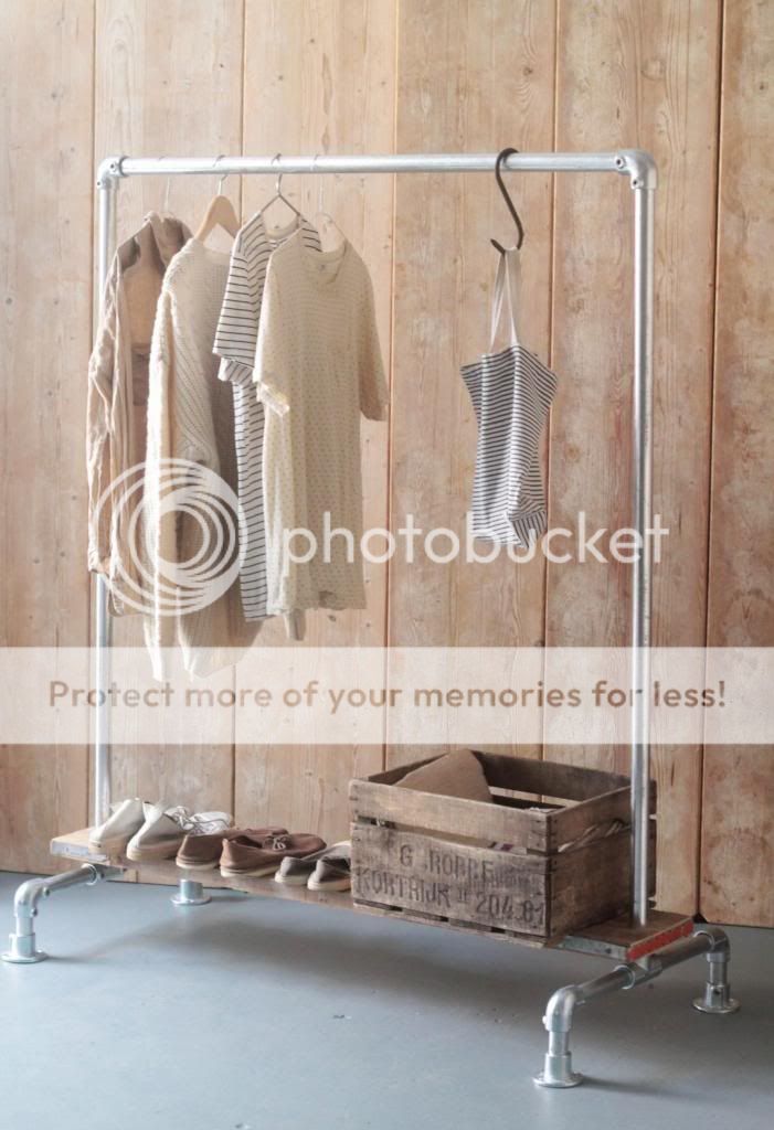 vintage industrial clothes rail/salvage/scaffold/LNDN eBay