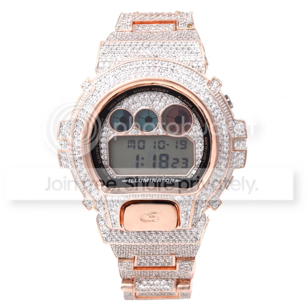 g-shock rose gold フルカスタム dw-6900 新品!